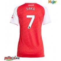 Camiseta Arsenal Bukayo Saka #7 Primera Equipación para mujer 2025-26 manga corta